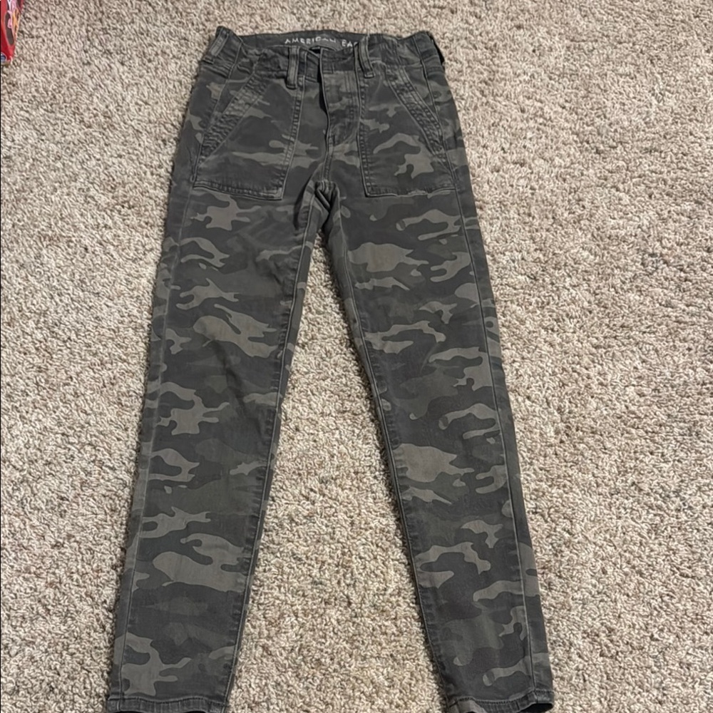 Camo Print Pants